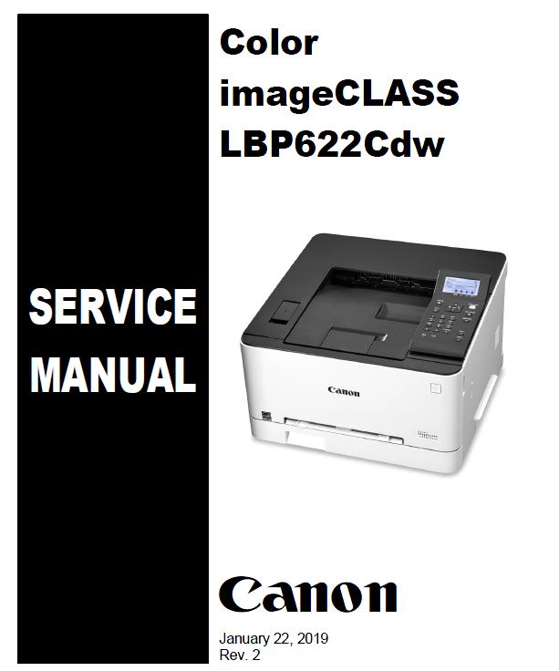 Canon Color imageCLASS LBP622Cdw Service Manual :: Canon Printers
