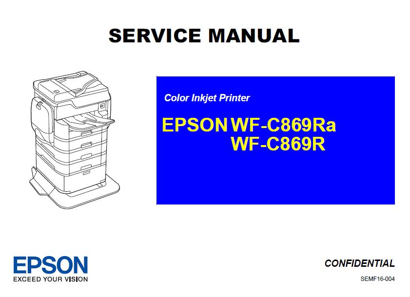 Epson WF-C869R/WF-C869Ra Service Manual