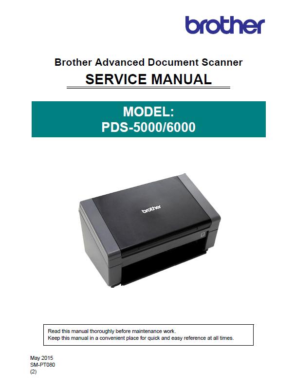Brother PDS-5000/PDS-6000 Service Manual