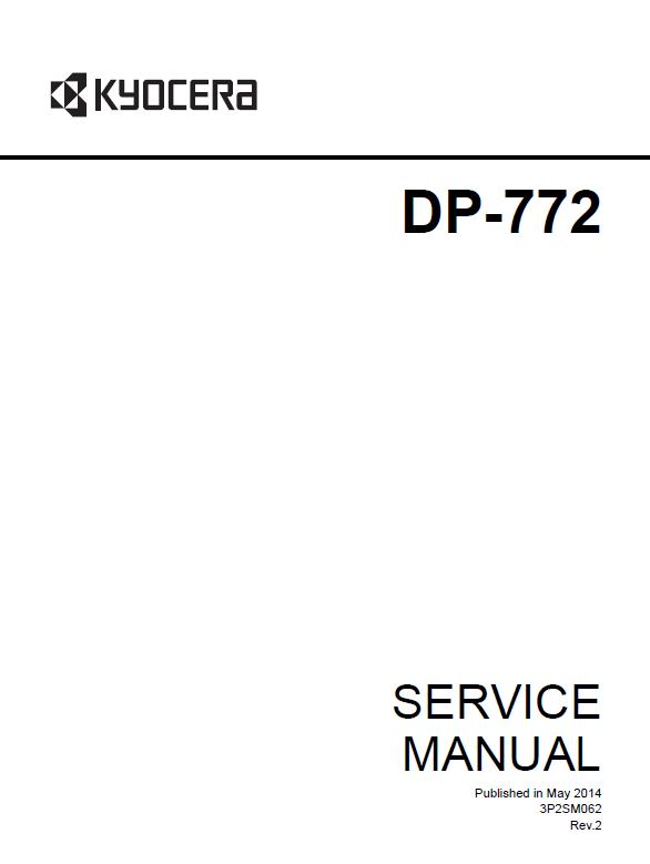 Kyocera DP-772 Service Manual