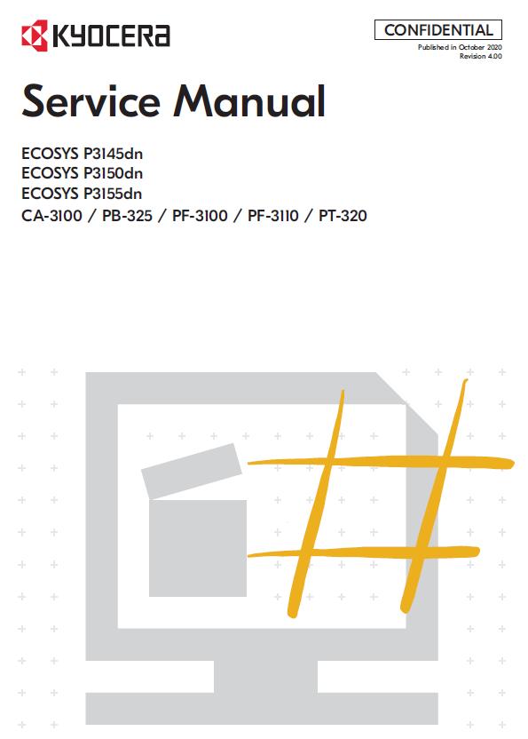 Kyocera ECOSYS P3145dn/P3150dn/P3155dn/P3160dn Service Manual