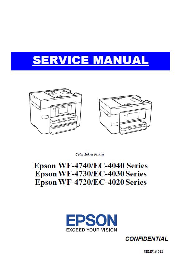 Epson WF-4720/WF-4730WF-4740/EC-4020/EC-4030/EC-4040 Service Manual