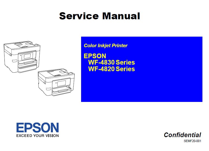 Epson WF-4820/WF-4830 Service Manual