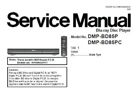 Panasonic DMP-BD85P/DMP-BD85PC Service Manual