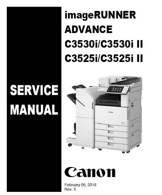 Canon imageRUNNNER ADVANCE C3525i/C3525i II/C3530i/C3530i II Service Manual