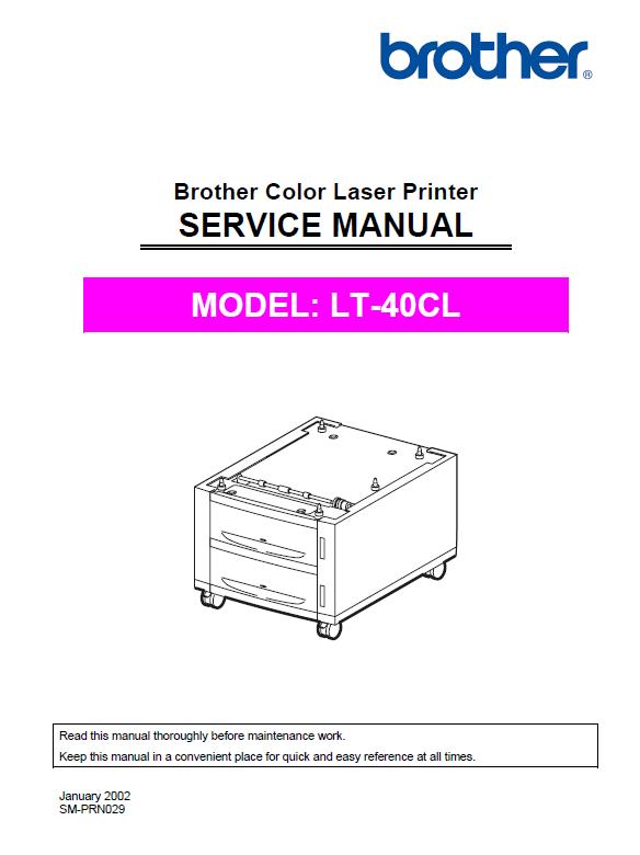 Brother LT-40CL Service Manual