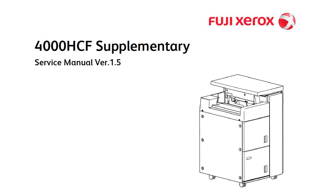 Fuji Xerox 4000HCF Supplementary Service Manual