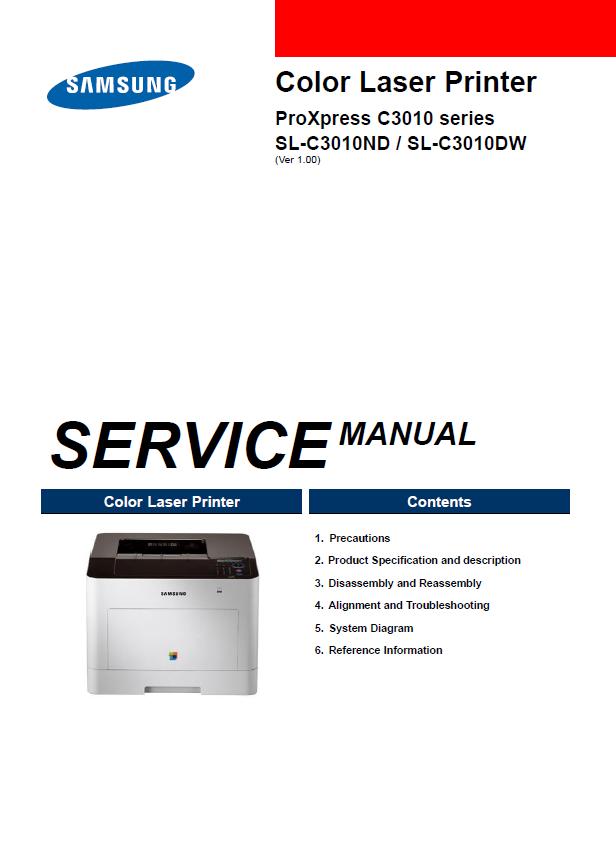 Samsung ProXpress SL-C3010ND/SL-C3010DW Service Manual