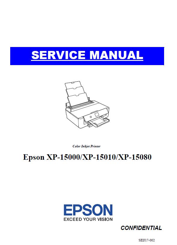 Epson XP-15000/XP-15010/XP-15080 Service Manual