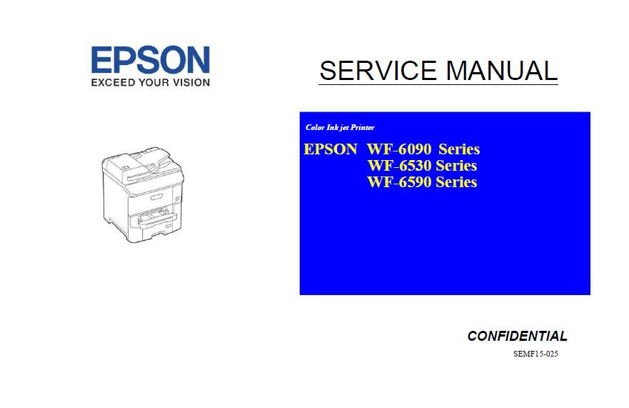 Epson WF-6090/WF-6530/WF-6590 Service Manual