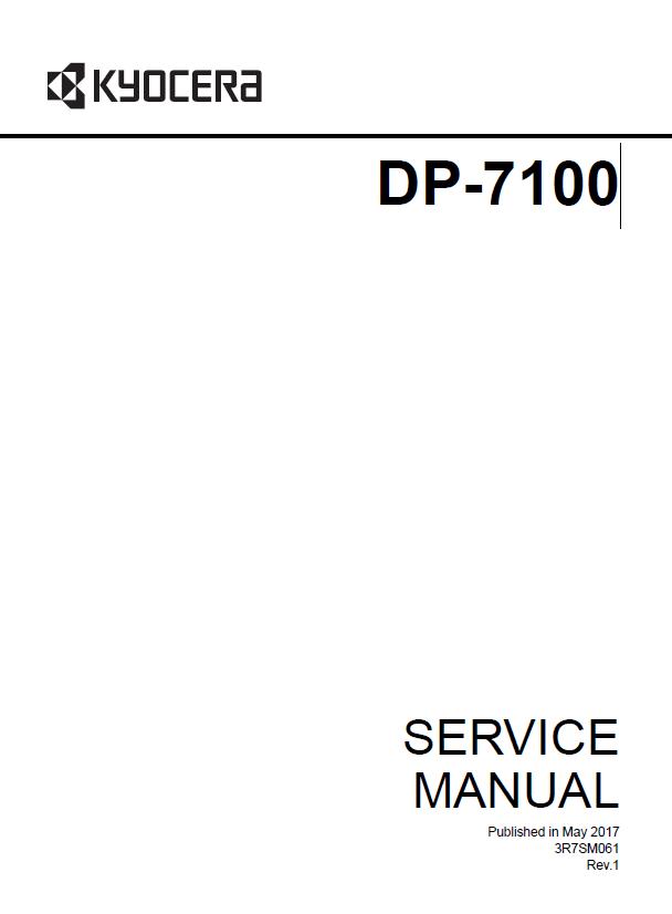 Kyocera DP-7100 Service Manual
