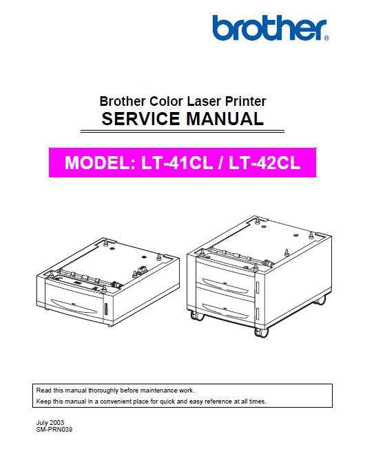 Brother LT-41CL/LT-42CL Service Manual