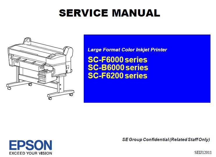 Epson SC-F6200/SC-F6000/SC-B6000 Service Manual