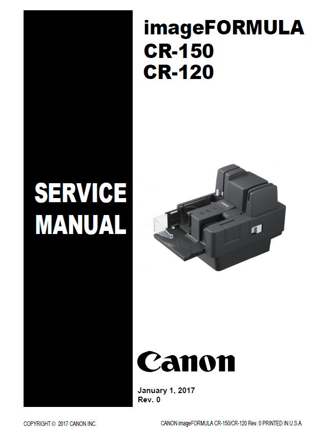 Canon imageFORMULA CR-120/CR-150 Service Manual