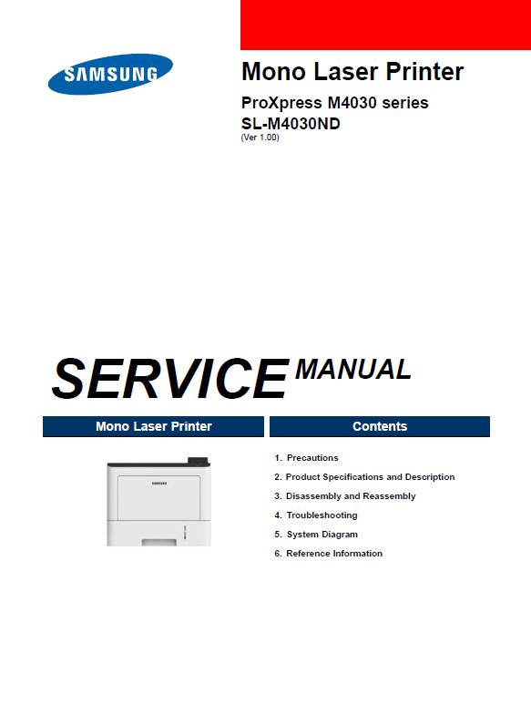 Samsung ProXpress SL-M4030ND Service Manual