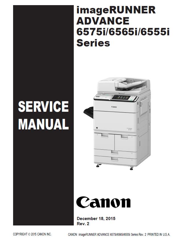 Canon imageRUNNER ADVANCE 6555i/6565i/6575i Service Manual