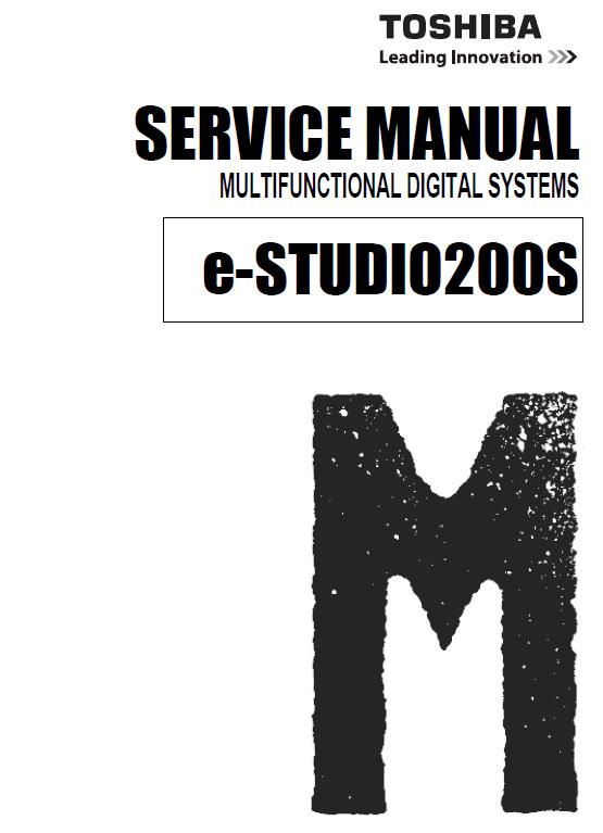 Toshiba e-STUDIO 200S Service Manual