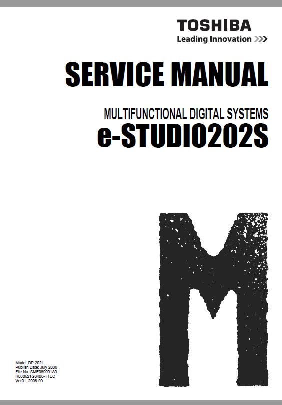 Toshiba e-STUDIO 202S Service Manual