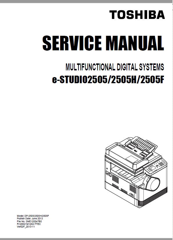 Toshiba e-STUDIO 2505/2505H/2505F Service Manual