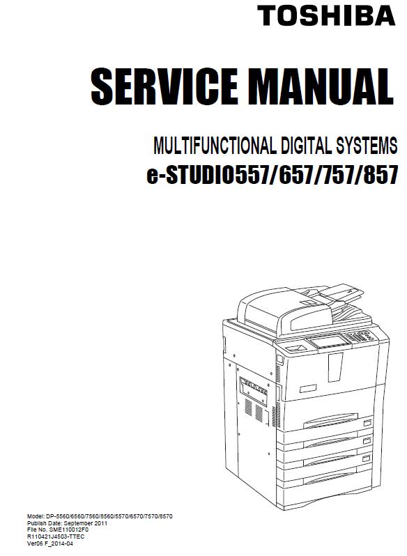 service manual for a toshiba estudio 457