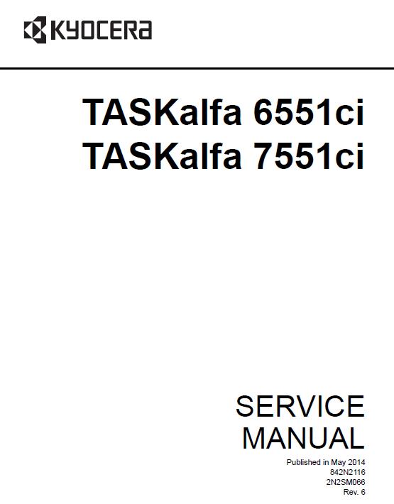 Kyocera TASKalfa 6551ci/7551ci Service Manual