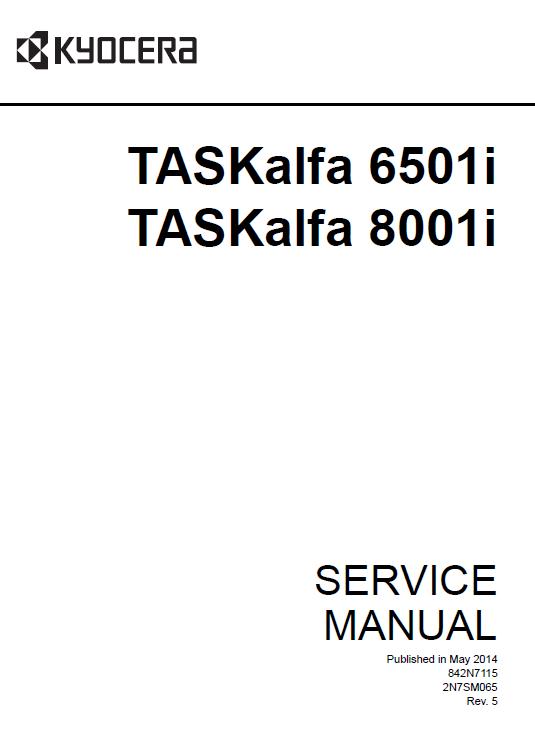 Kyocera TASKalfa 6501i/TASKalfa 8001i Service Manual