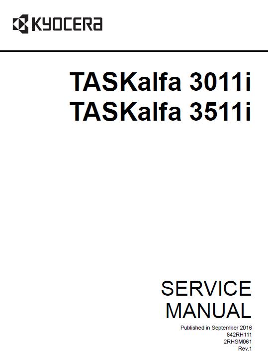 Kyocera TASKalfa 3011i/TASKalfa 3511i Service Manual