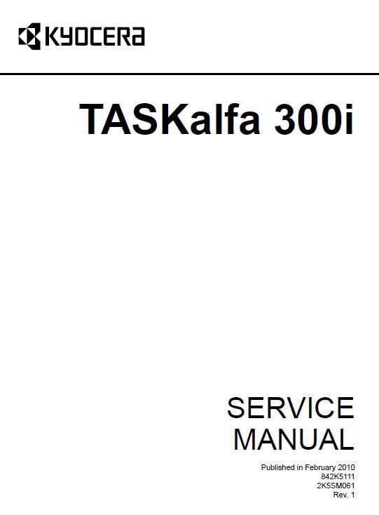 Kyocera TASKalfa 300i Service Manual