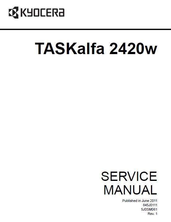 Kyocera TASKalfa 2420w Service Manual