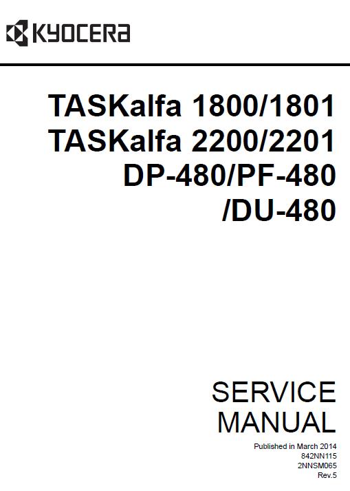 Kyocera TASKalfa 1800/1801/2200/2201 Service Manual
