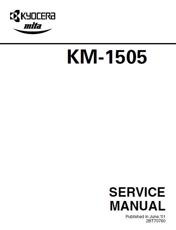 Kyocera KM-1505 Service Manual