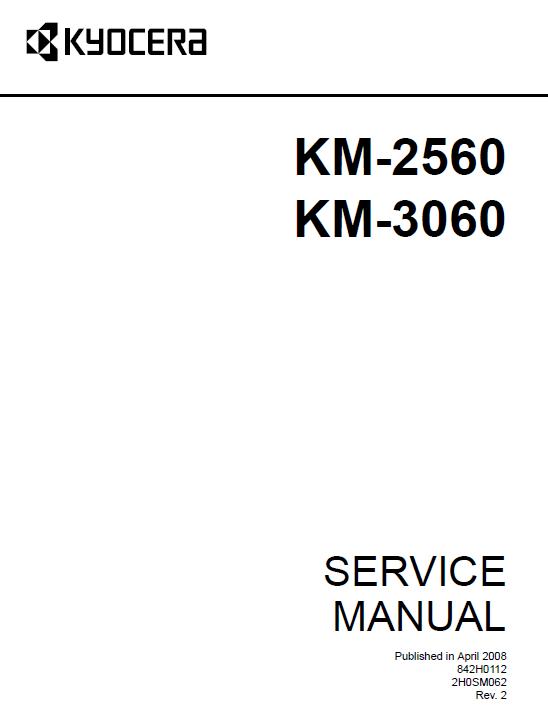 Kyocera KM-2560/KM-3060 Service Manual