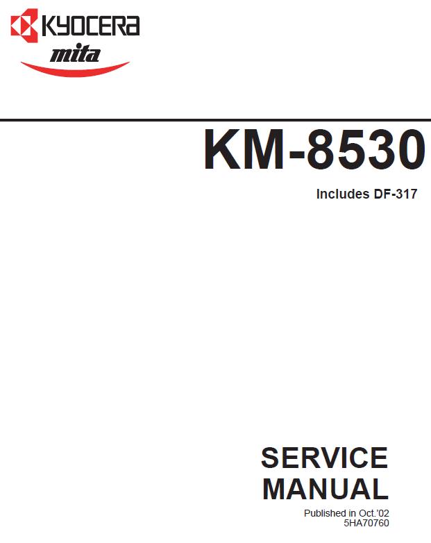 Kyocera KM-8530 Service Manual
