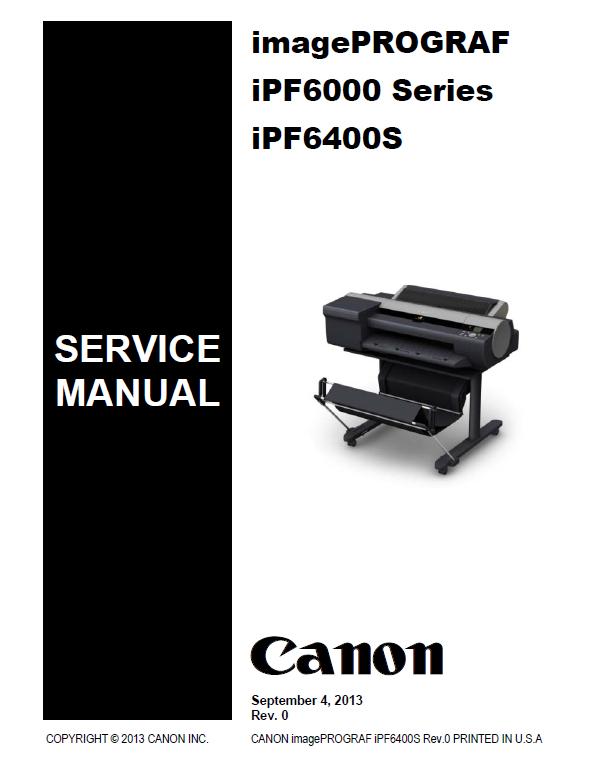 Canon imagePROGRAF iPF6400S Service Manual