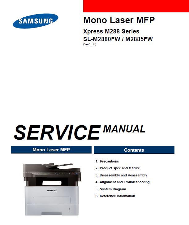 Samsung Xpress SL-M2880FW/M2885FW Service Manual
