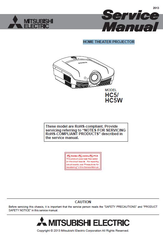 Mitsubishi HC5/HC5W Service Manual