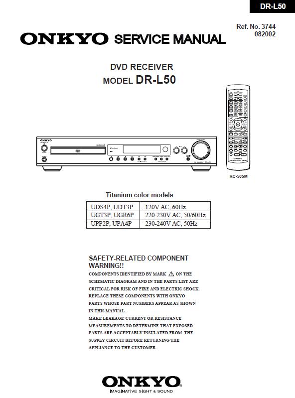 Onkyo DR-L50 Service Manual