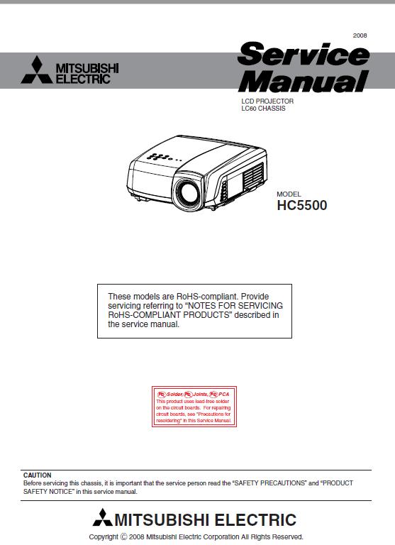 Mitsubishi HC5500 Service Manual