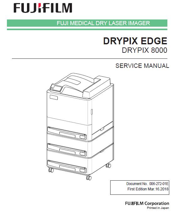 FUJIFILM Drypix Edge/Drypix 8000 Service Manual