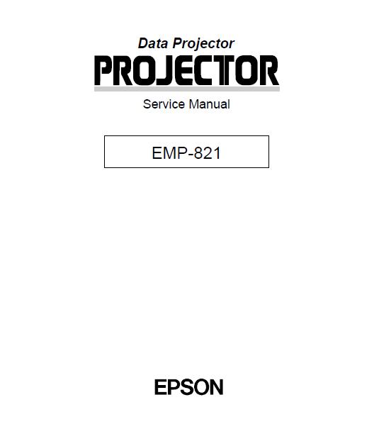 Epson EMP-821 Service Manual
