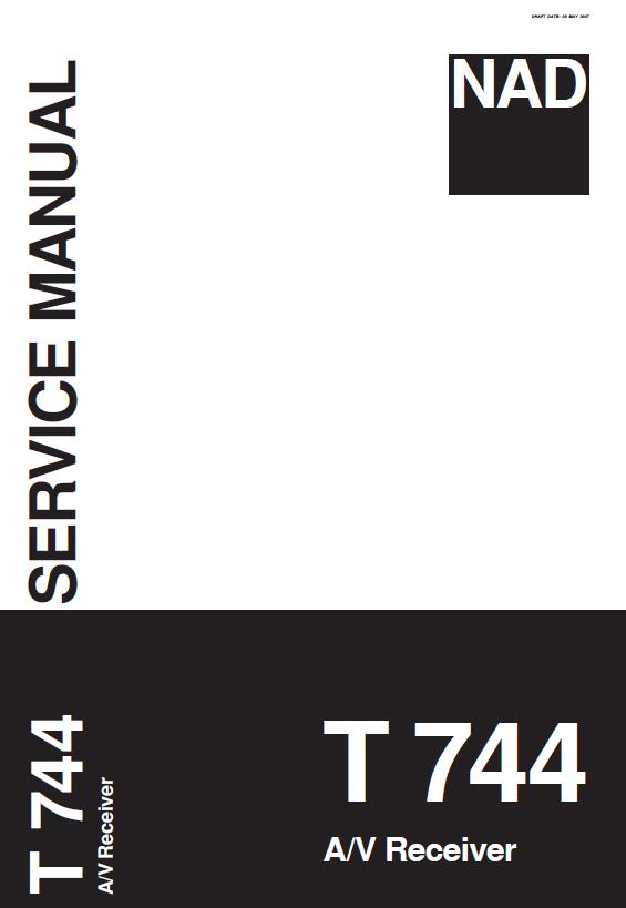 NAD T744 Service Manual