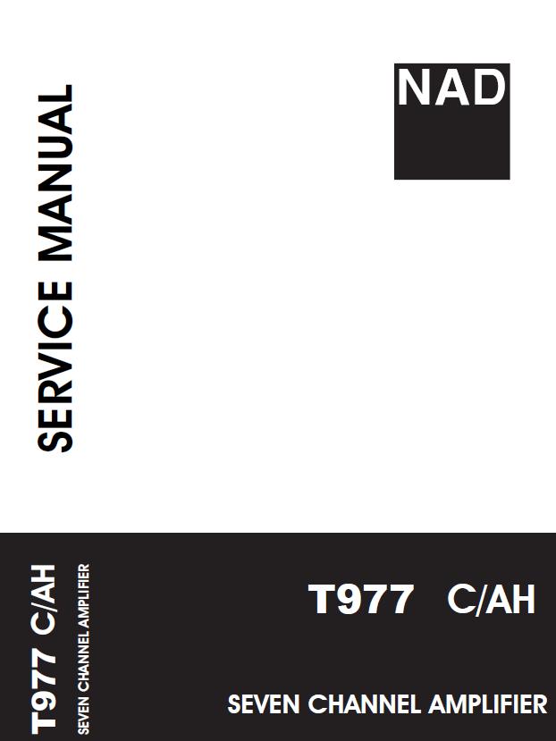 NAD T977 Service Manual