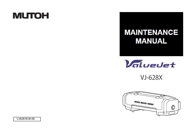 Mutoh VJ-628X Service Manual