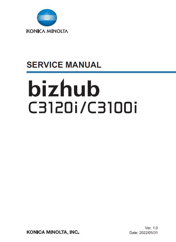Konica Minolta BIZHUB C3100i/C3120i Service Manual