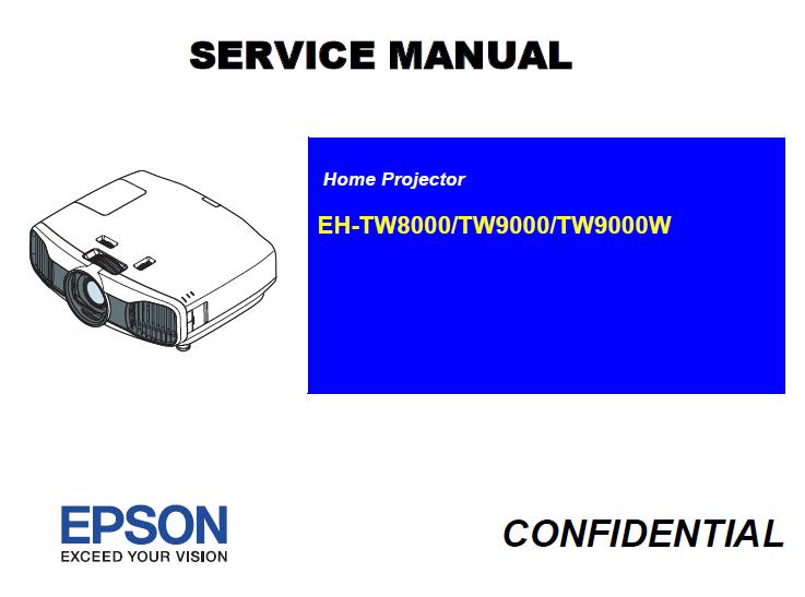 Epson EH-TW8000/TW9000/TW9000W Service Manual