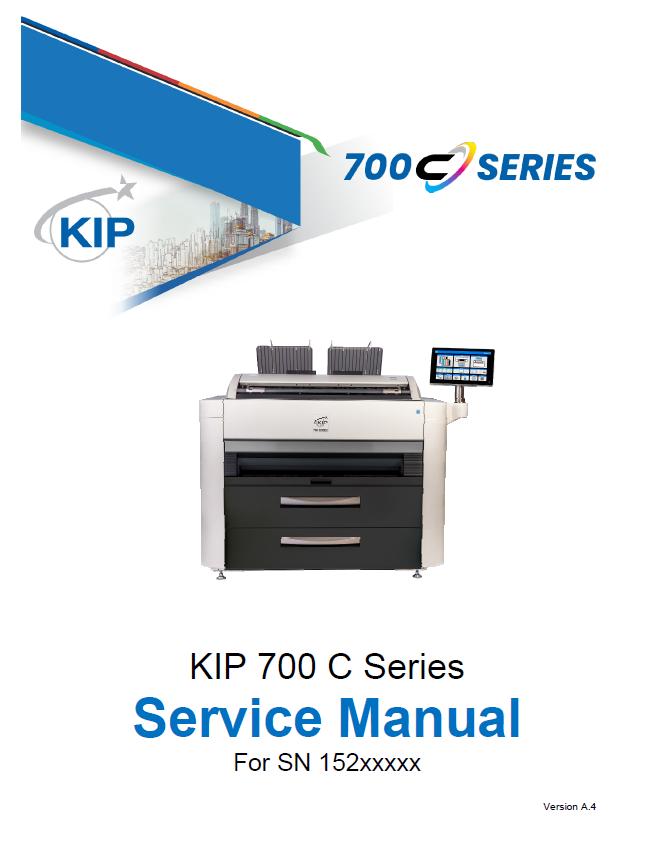 KIP 700C series Service Manual for SN 152xxxxx