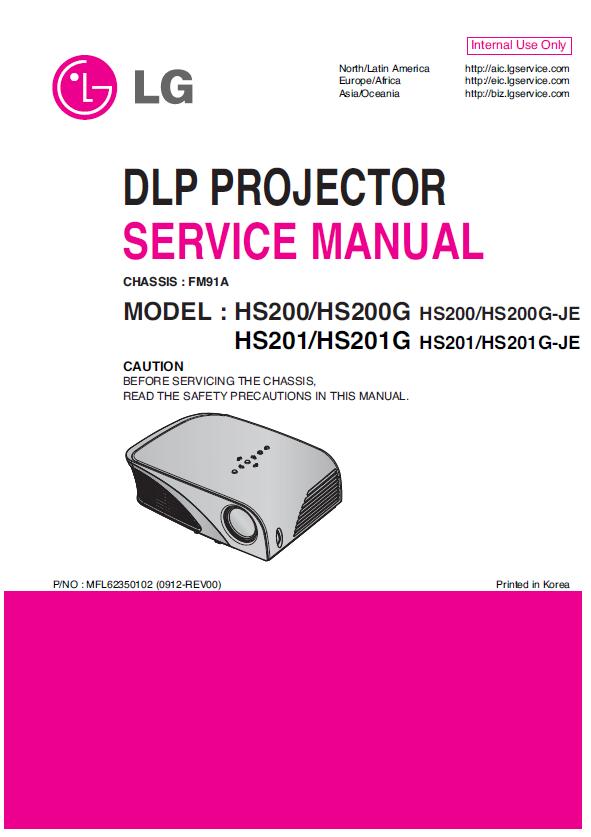 LG HS200/HS200/HS201/HS201G Service Manual