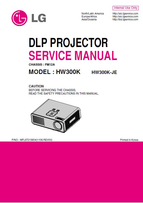 LG HW300K Service Manual