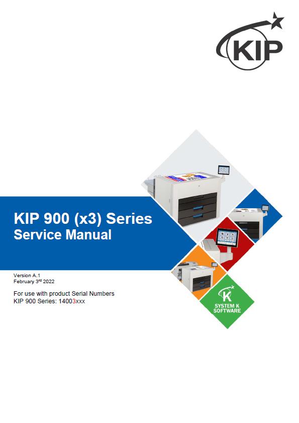 KIP 900 (x3) Series Service Manual