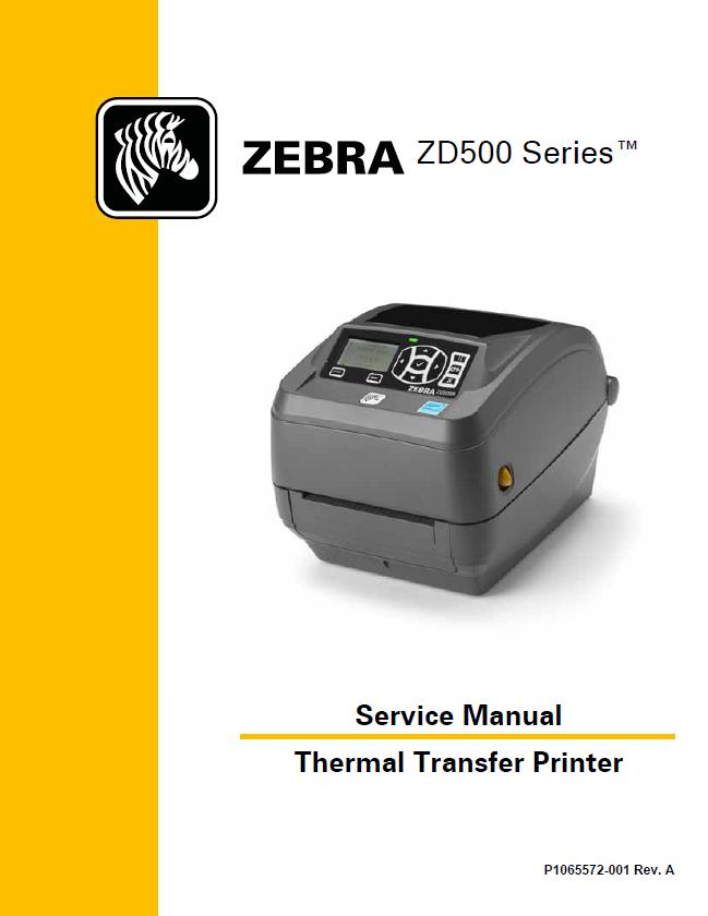 ZEBRA ZD500 Series Service Manual